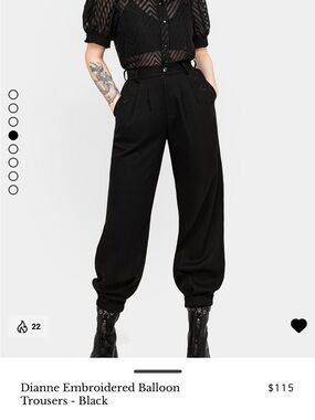 Disturbia Dianne Balloon Trousers